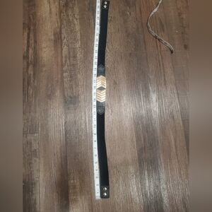 Chic Black & Gold Elastic Waist Belt – Statement Accent